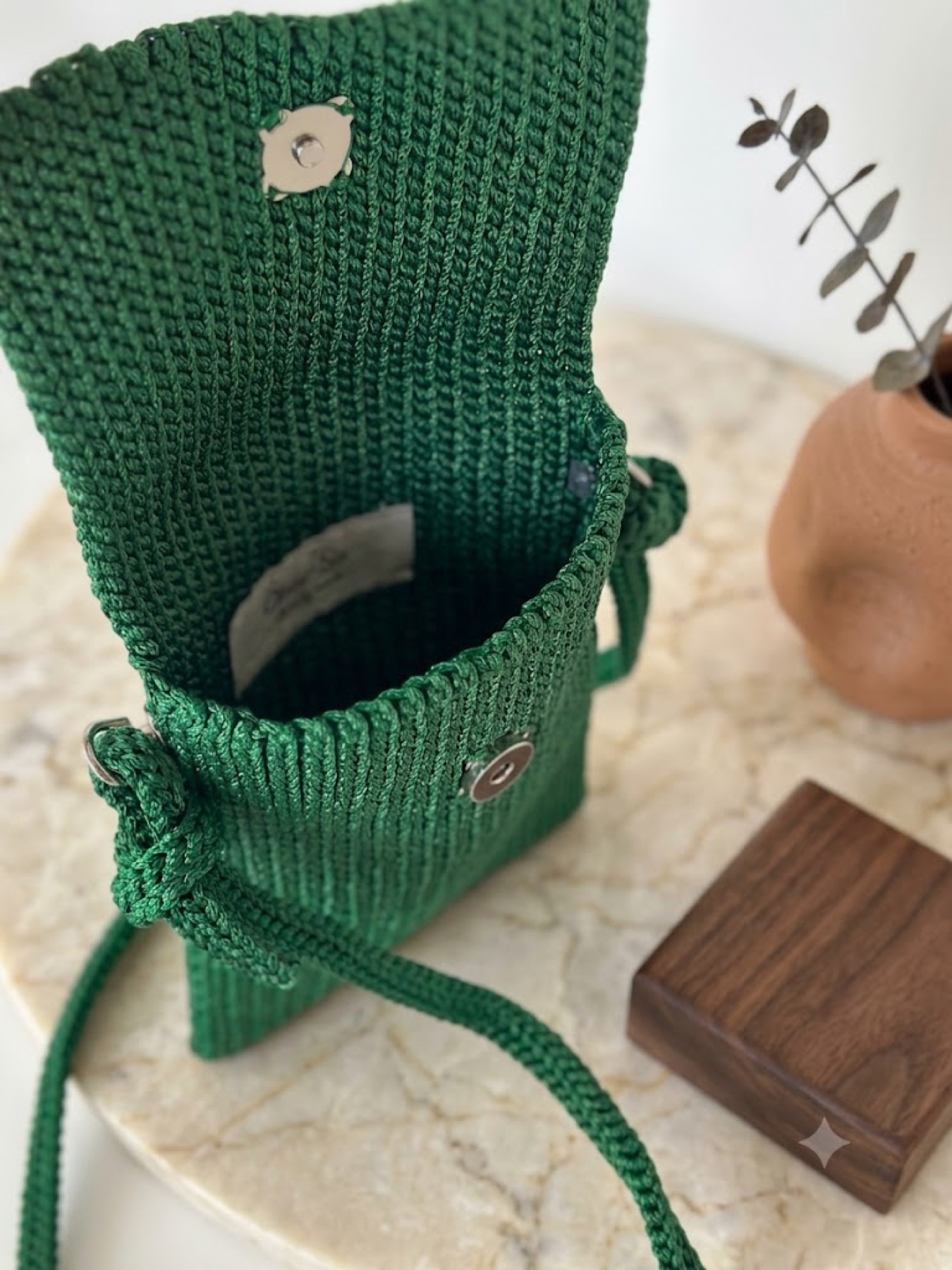 Mini Telefon Çantası Yeşil 2